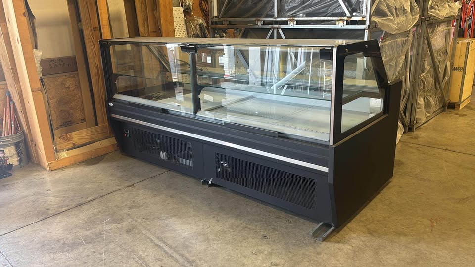 6FT Commercial Meat Display Case – Self-Contained Refrigerated Meat Showcase